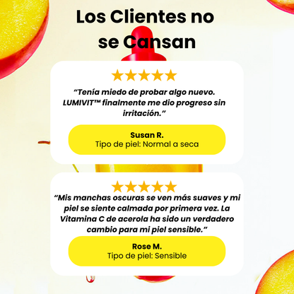 LUMIVIT™ Vitamina C + Niacinamida + Ácido Hialurónico